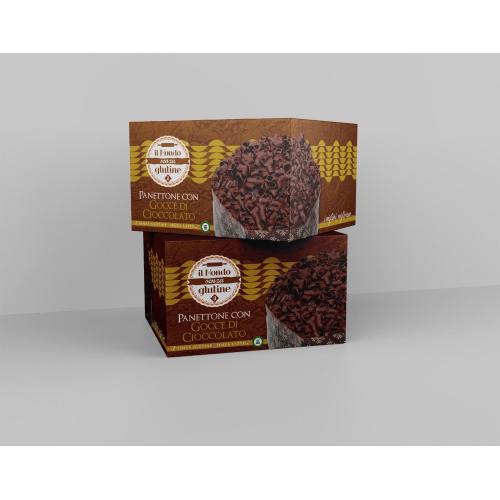 Panettone con gocce di cioccolato senza Latte IL MONDO SENZA GLUTINE