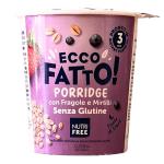 Ecco Fatto Porridge con fragole e mirtilli NUTRIFREE