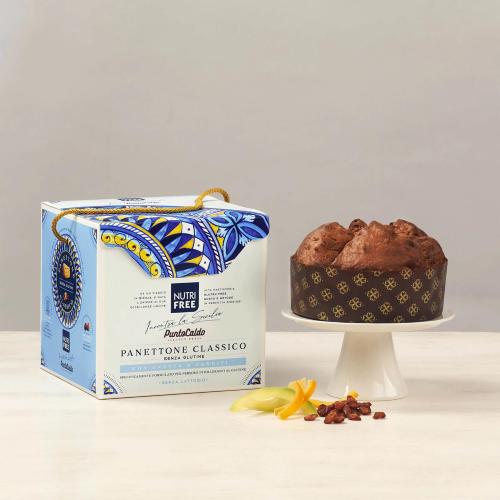 Panettone classico con uvetta e canditi senza lattosio - NUTRIFREE