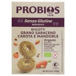 Biscotti grano saraceno con carote e mandorle