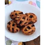 Crostatine alle visciole Baci di Dama