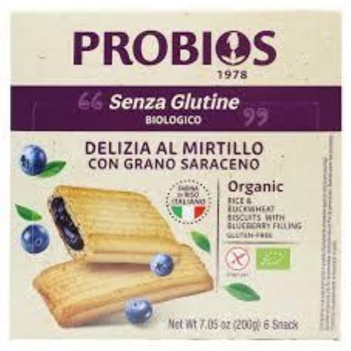 Delizia al mirtillo con grano saraceno BIO (6 snack)