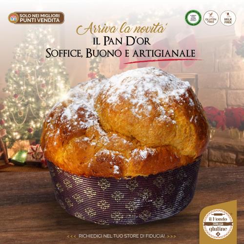 Panettone Pan d'Or IL MONDO SENZA GLUTINE