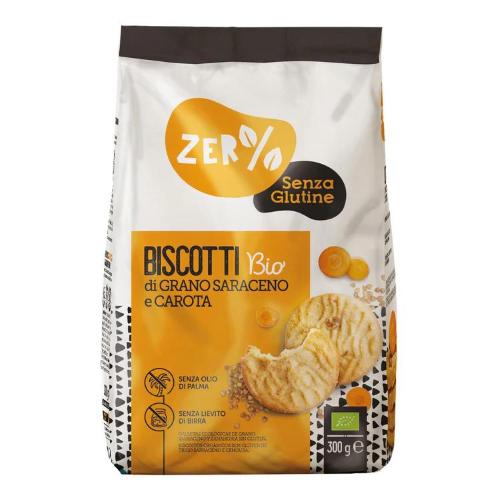 Biscotti grano saraceno e carota Zer%Glutine