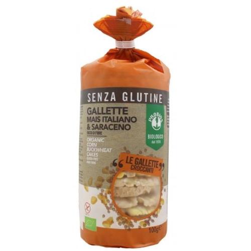 Gallette mais e saraceno senza glutine PROBIOS