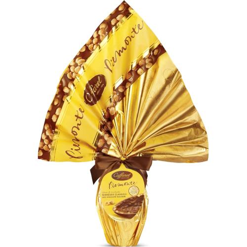 Uovo di Pasqua al Gianduia Classico con granella di nocciole IGP Caffarel 