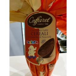 Uovo Cioccolato al latte con cereali e granella di nocciole CAFFAREL con sorpresa Carioca